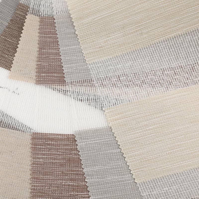 GD13 Tela para persianas cebra semiopacas de gran rango de atenuación de doble capa