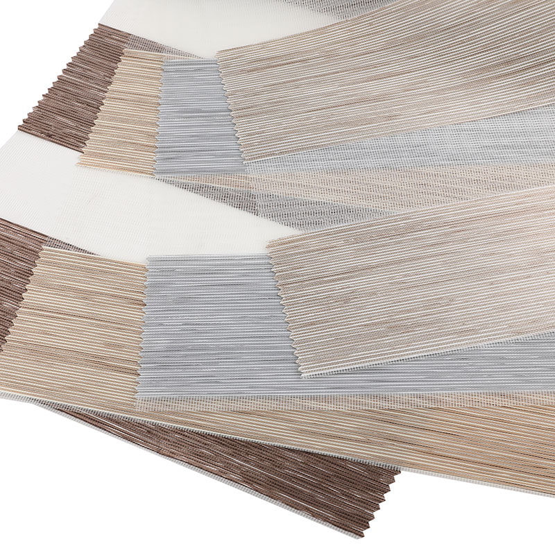 GD41 100% Poliéster Impermeable Semi-Blackout Zebra Blind Fabric