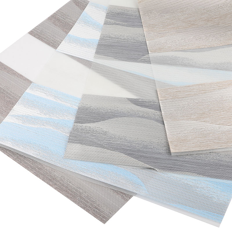 GD62 Persianas Jacquard de color liso Tela Jacquard Zebra Blind