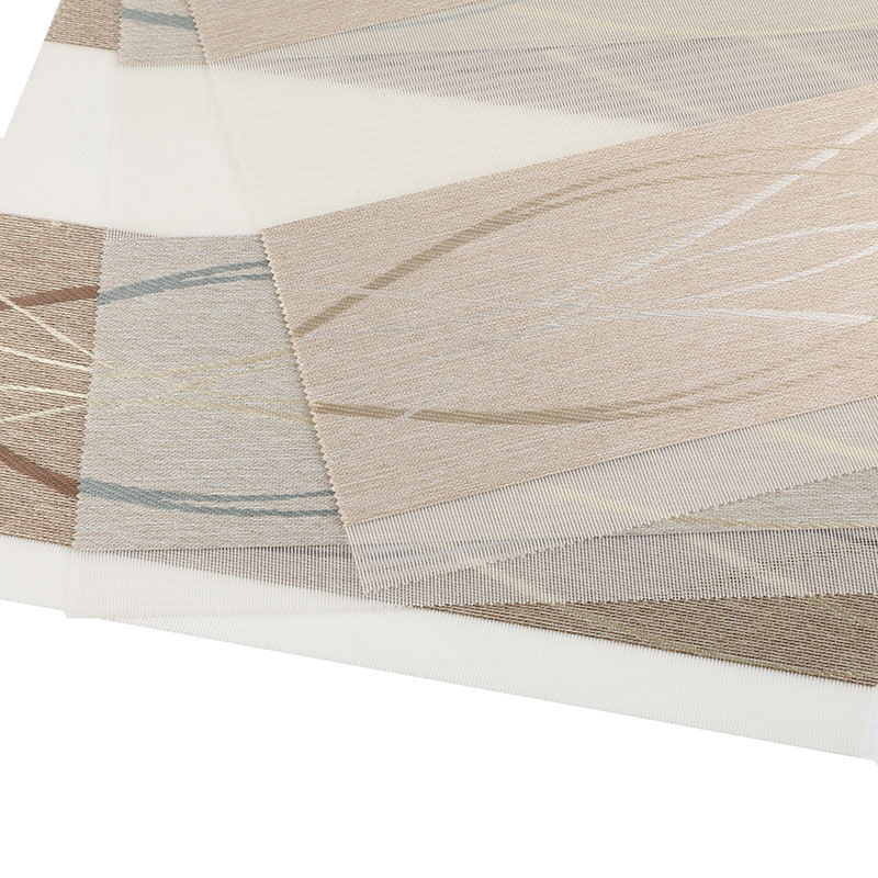 YX030 Tela impermeable ignífuga y resistente al aceite Jacquard Zebra Blind Fabric