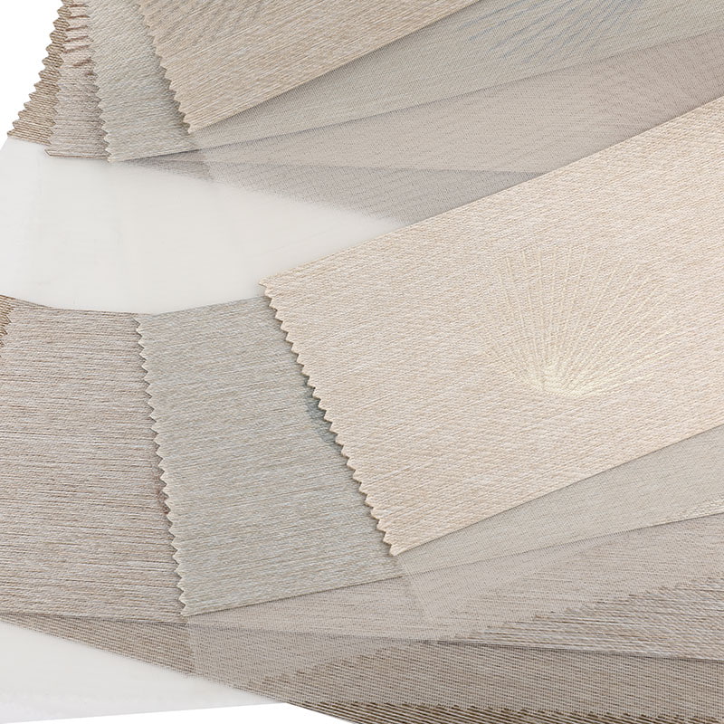 GD03 Simple moda gasa suave cortina Jacquard cebra tela ciega