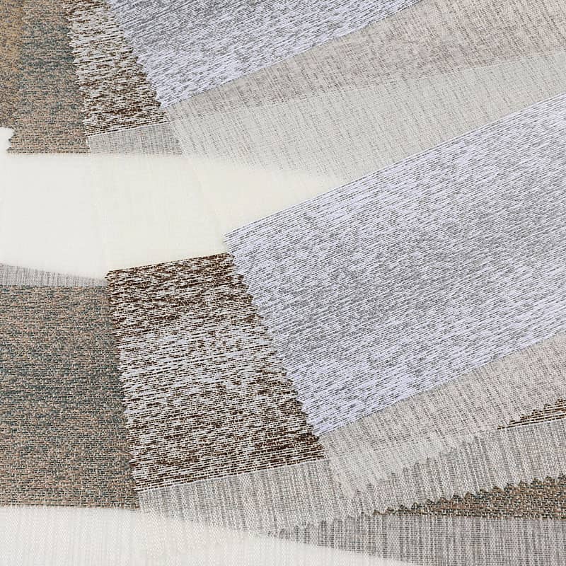 GD11 Tela de persiana de cebra semi-apagada de doble capa ligera ajustable