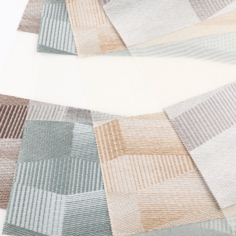 YX010 oficina Blackout Jacquard bordado Zebra Blind Fabric